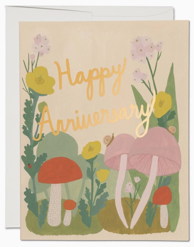Anniversary Mushrooms Card