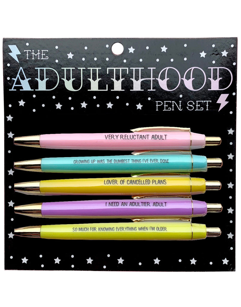 Adulthood Pen Set