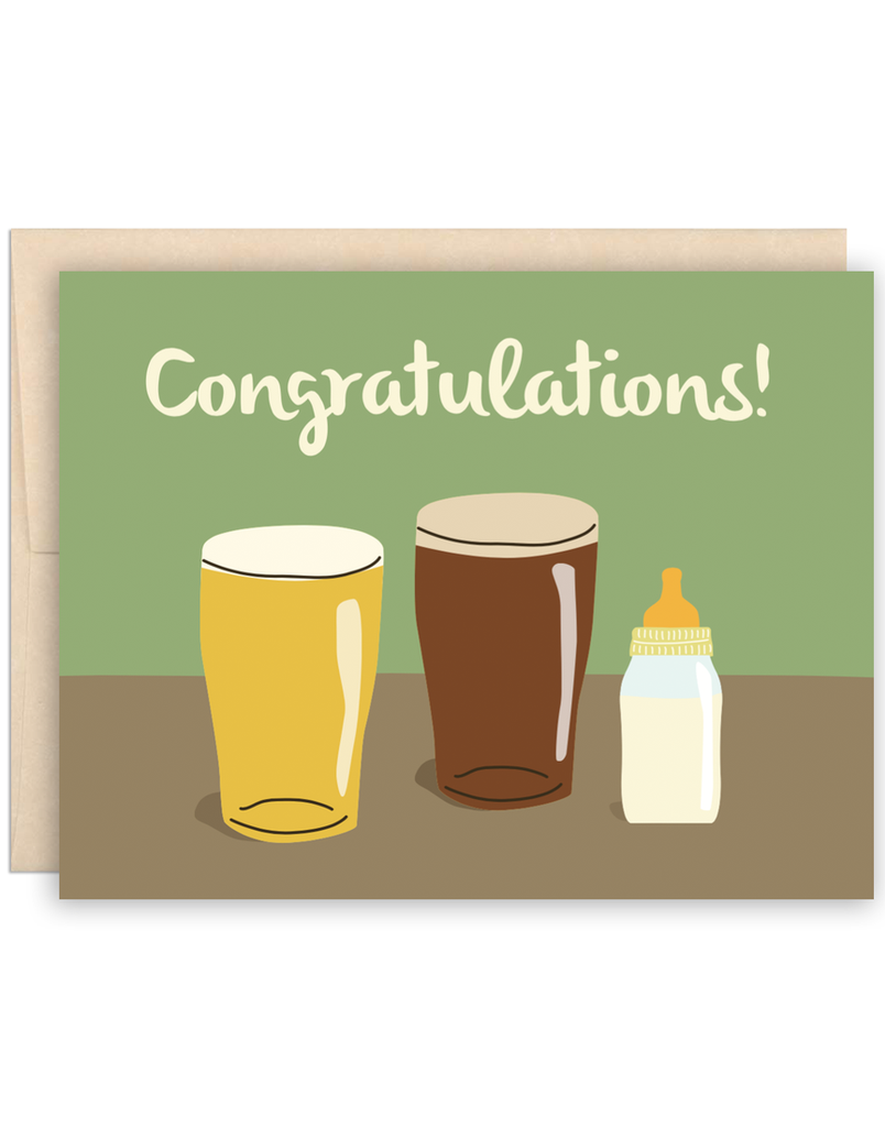 Beer Baby Bottle Card