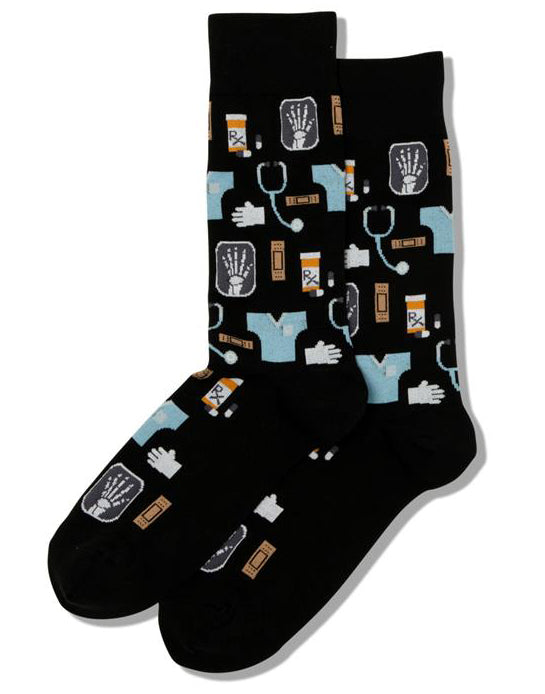 Doctor Black Men's Socks