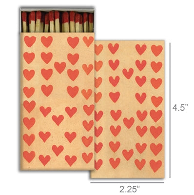 Hearts Match Box