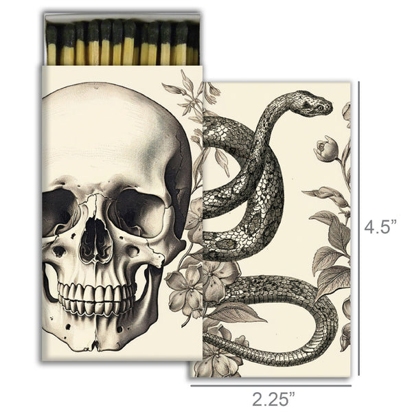 Skull Snake Match Box