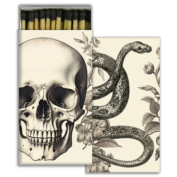 Skull Snake Match Box