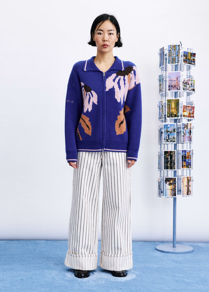 Electric Floral Sweater