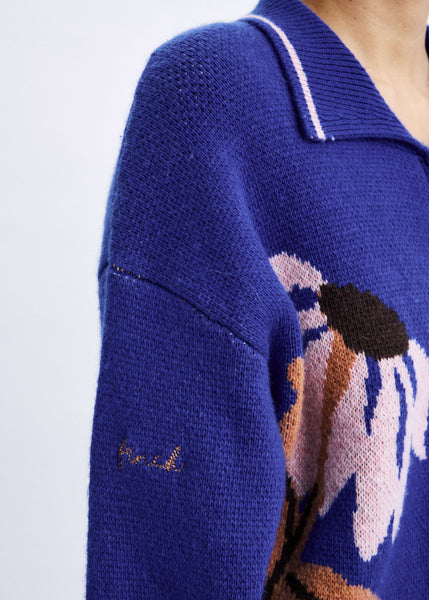 Electric Floral Sweater
