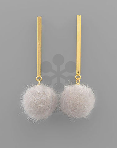 Pom Pom Earrings