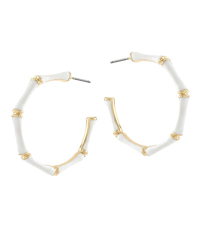 Epoxy Bamboo Earrings