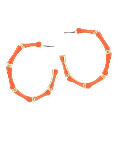 Epoxy Bamboo Earrings