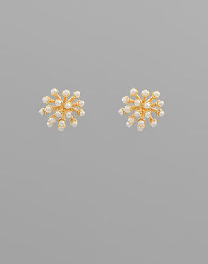 Pearl Burst Earrings