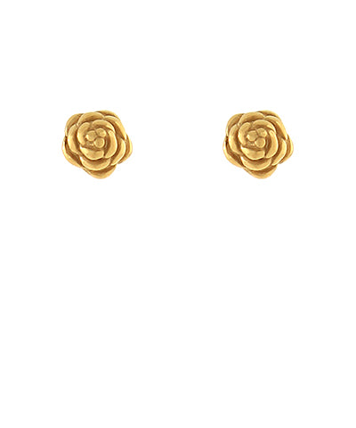 Tiny Rose Earrings