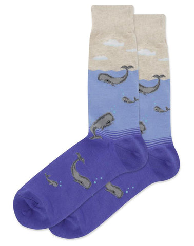Whale Family Men's Socks