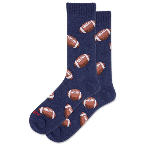 Football Navy Men's Socks