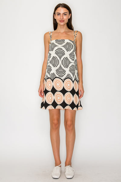 Through The Maze Mini Dress