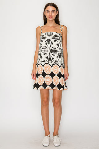 Through The Maze Mini Dress