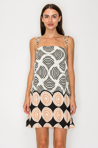 Through The Maze Mini Dress
