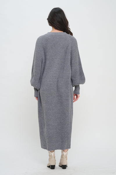 Dusty Sky Sweater Dress
