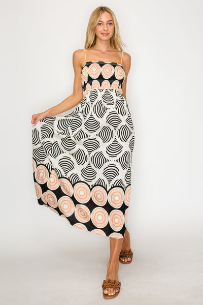 Through The Maze Maxi Dress