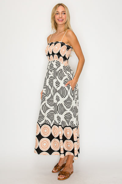 Through The Maze Maxi Dress