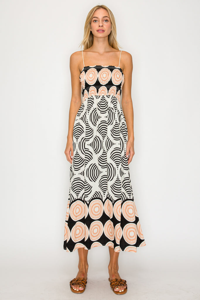 Through The Maze Maxi Dress