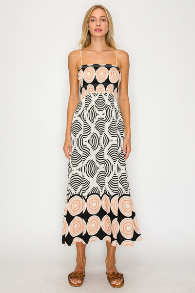 Through The Maze Maxi Dress