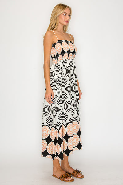 Through The Maze Maxi Dress