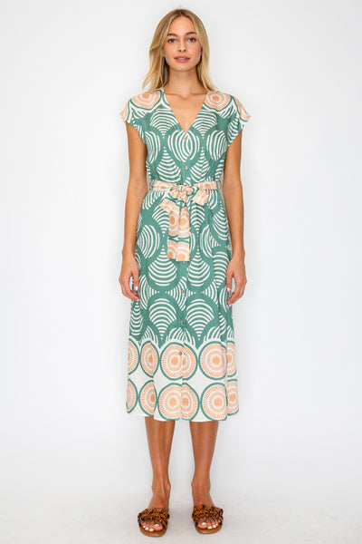 Paros Button Down Dress