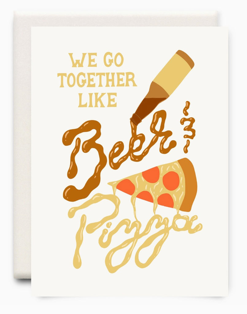 Beer and Pizza Card
