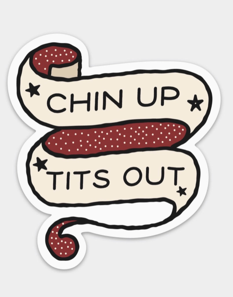 Chin Up Sticker