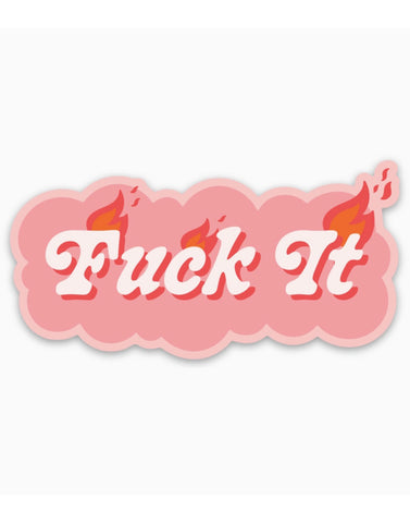 F It Sticker