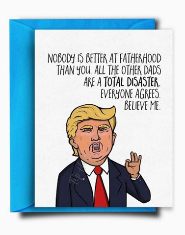 Trump Fatherhood Card