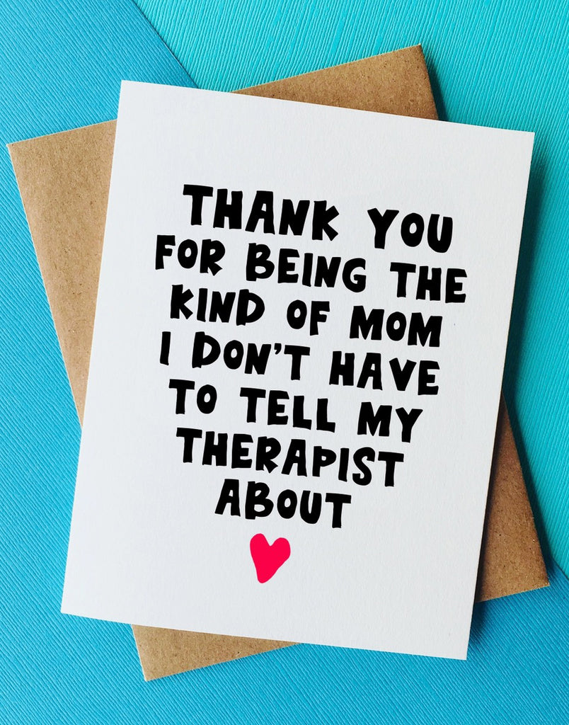 Mom Therapist Card