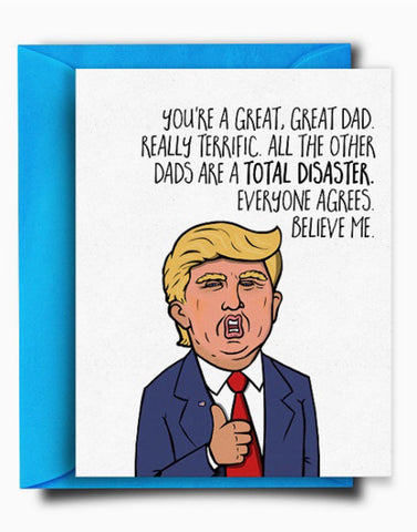 Trump Dad Card