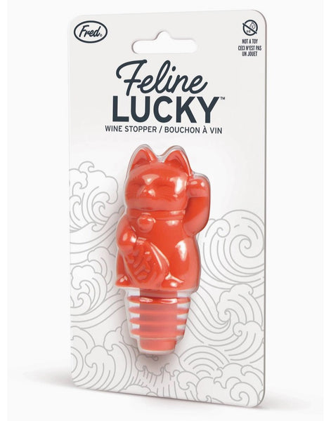 Feline Lucky Wine Stopper