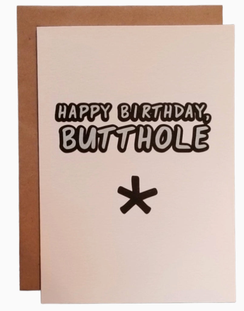 Butthole Card