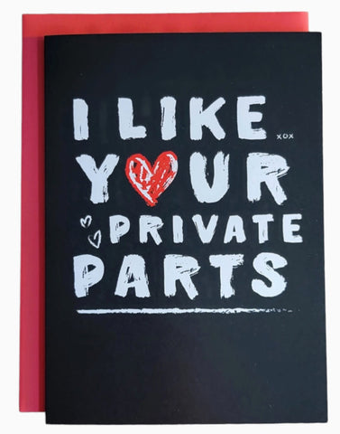 Private Parts Card