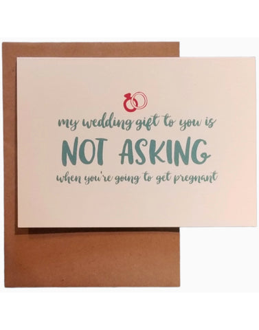 Wedding Gift Card