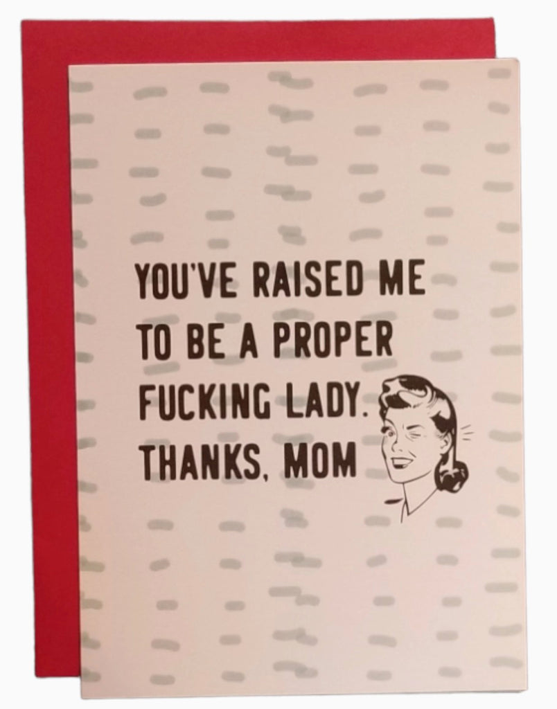 Proper Lady Card