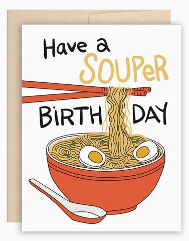 Ramen Birthday Card