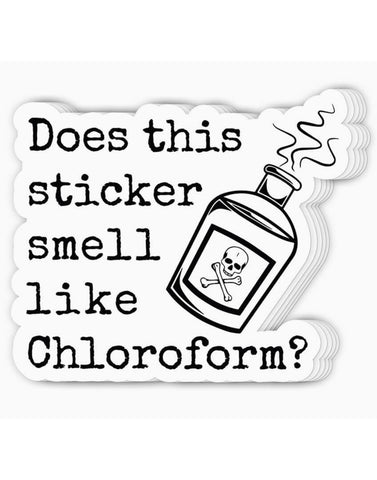 Chloroform Sticker