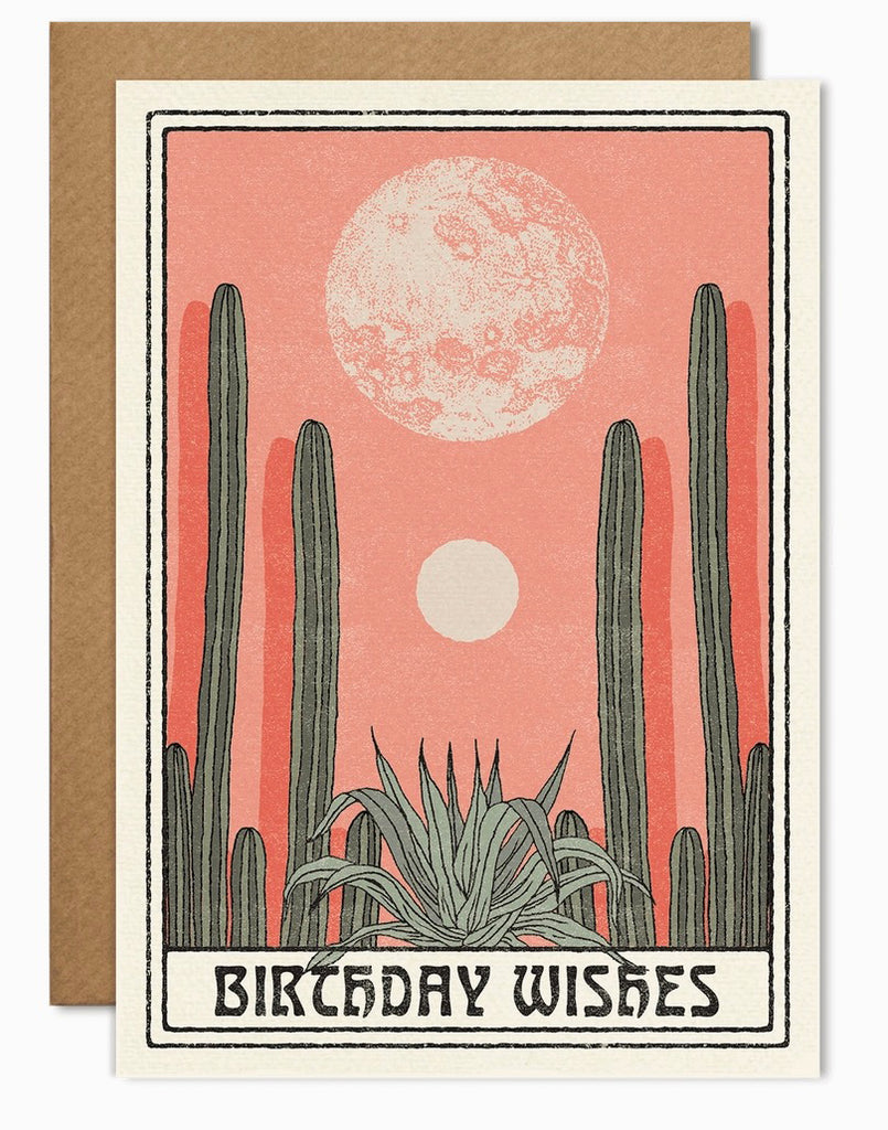 Birthday Wishes Cactus Card