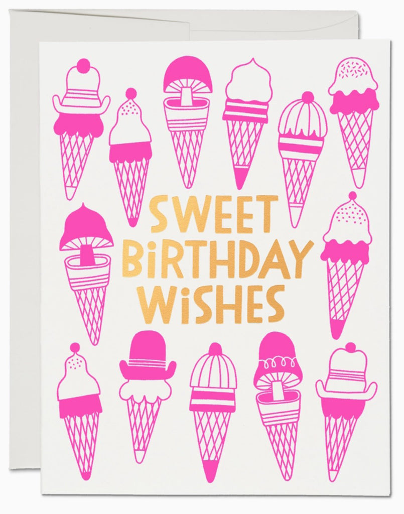 Ice Cream Birthday Card