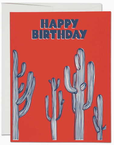 Saguaro Cactus Birthday Card