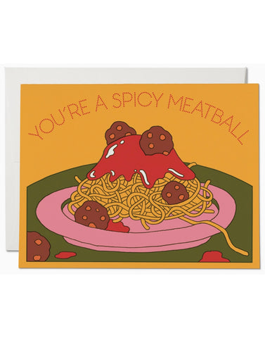 Spicy Meatball Card