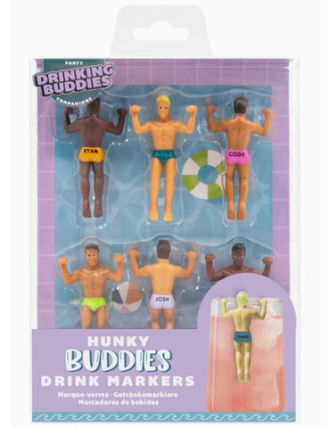 Hunky Buddies Drink Markers