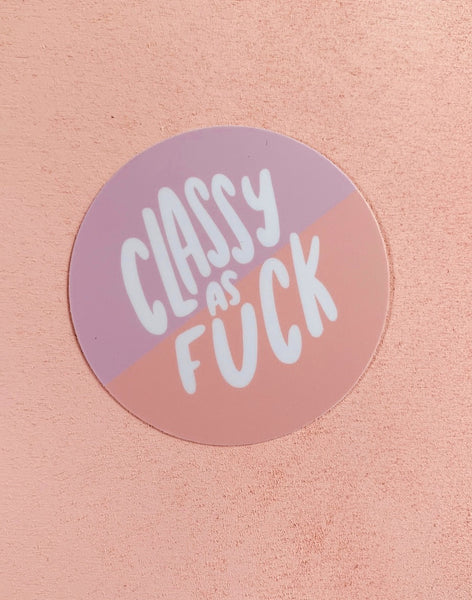 Classy AF Sticker