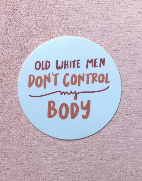Old White Men Sticker