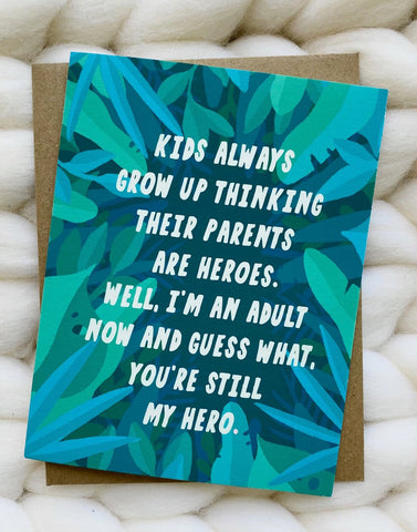 Parents Heroes Card