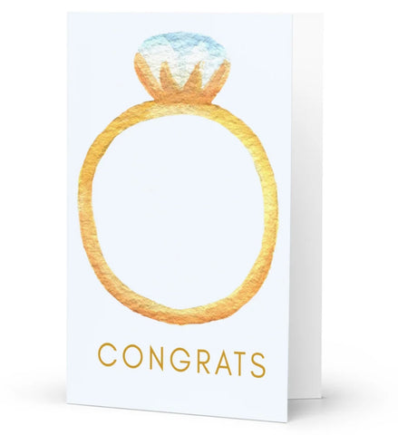 Congrats Ring Card
