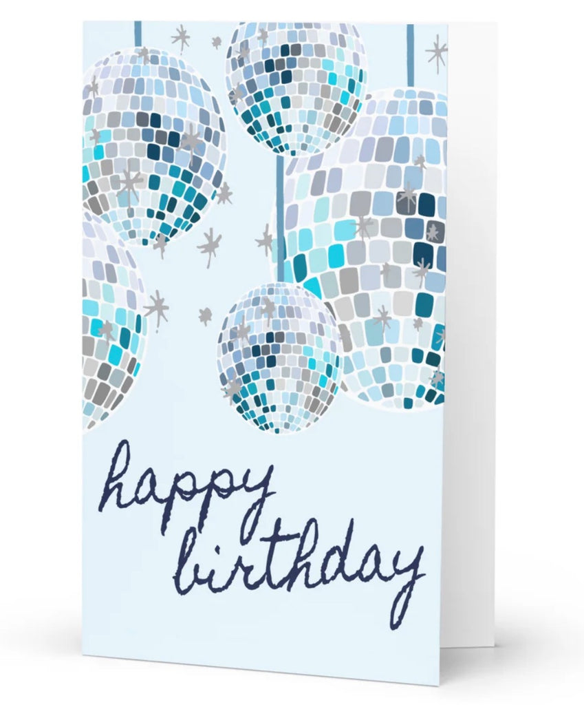 Disco Ball Birthday Card