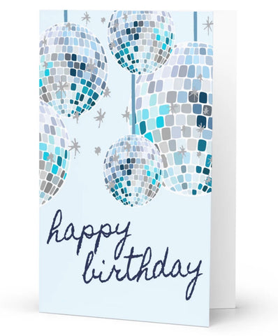 Disco Ball Birthday Card
